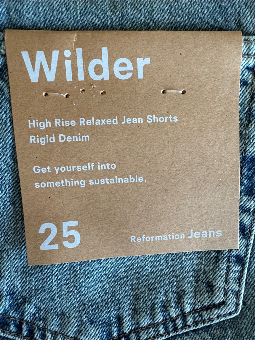 Reformation Jean shorts - Picture 4 of 4